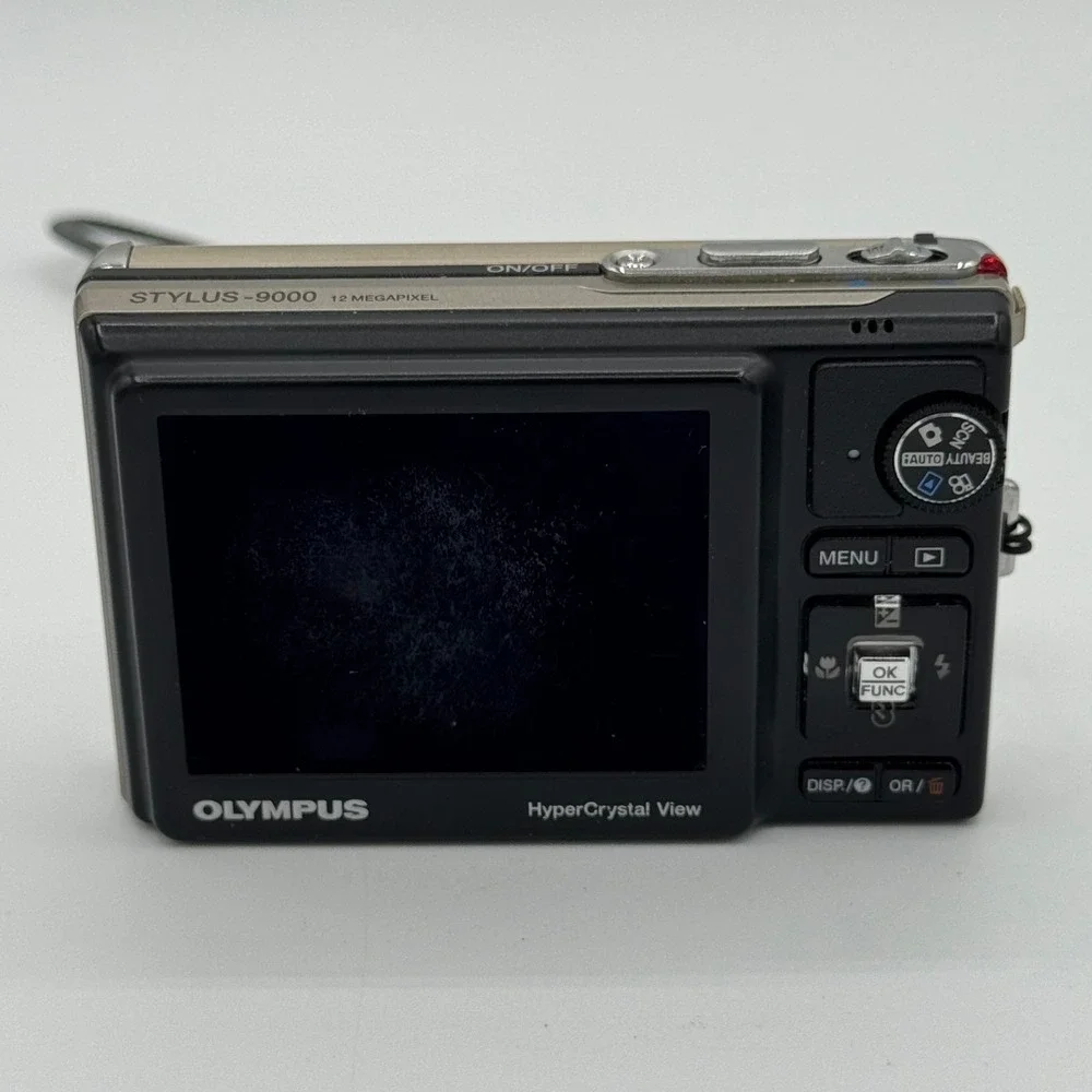 Olympus Stylus 9000 Digital Camera 12MP 10x Optical Wide Zoom Gold Champagne